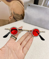 Diamond Dots Round Sunglasses