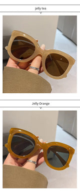Butterscotch Oversized Sunglasses UV400