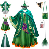 Hocus Pocus 2 Halloween Costume Child Sanderson Sisters Party Dresses Winifred Witch Costumes Children
