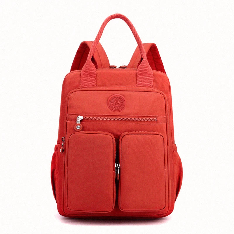 14 Colour Fun Backpacks Waterproof Zipper Multi-pockets Travel School Laptop Bags
