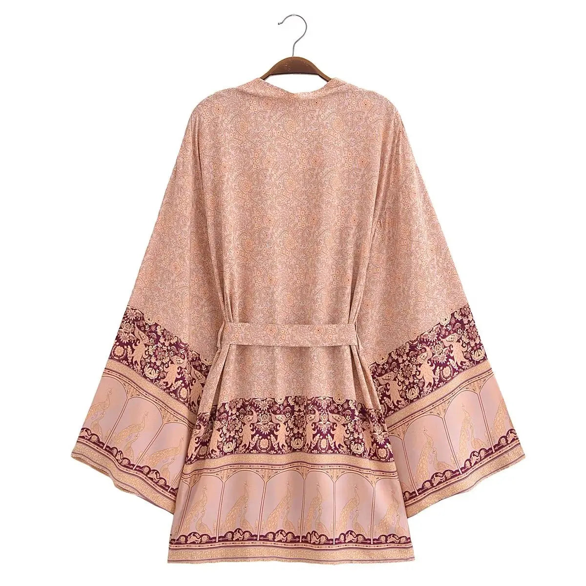 Farrah's Boho Short Kimono Robe
