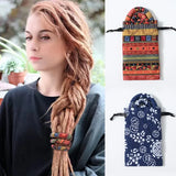 Bendable Hair Ropes Ties Horsetail Colorful Dreadlocks Long Ponytail Hairtie