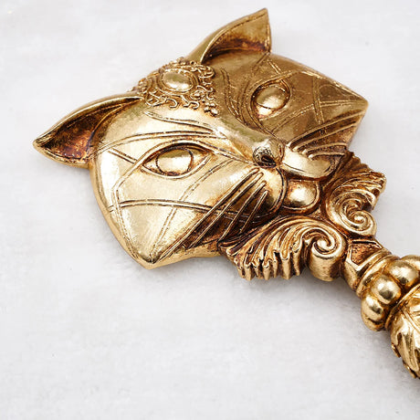 Duchess Kitty Hand Mirror Resin Ornamental Vanity Table Decor