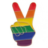 Love is Love Heart Rainbow Pride Flag Enamel Badges