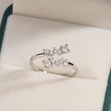 Sweet and Dainty Colourful Zircon Rings Gift Idea