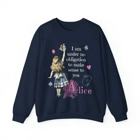 Alice in Wonderland Sweatshirt Book Lover Pullover Jumper