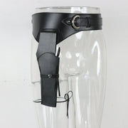Western Cowboy Wide Belt With Pistal Holster Ranger Utility Waist Belt Pirate Medieval Cosplay Costume