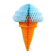 Ice Cream Honeycomb Paper Decorations