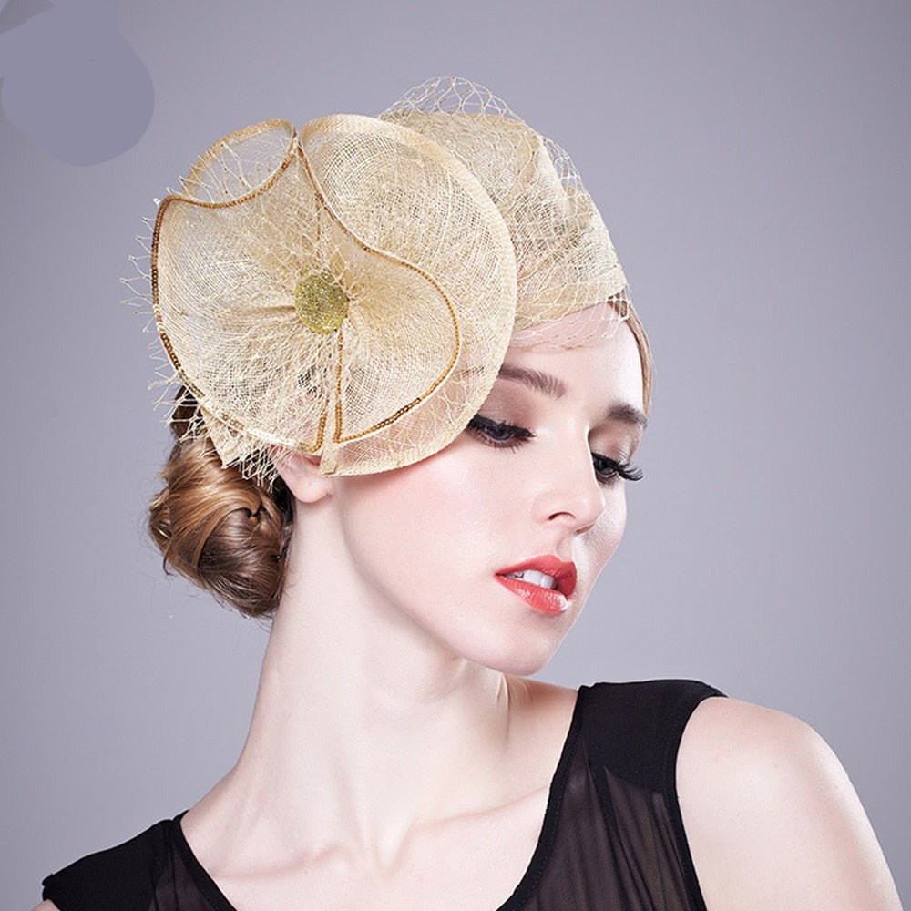 Linen Apricot Vintage Hat