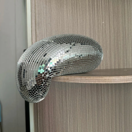 28cm Melted Disco Mirror Ball Funky Home Decor
