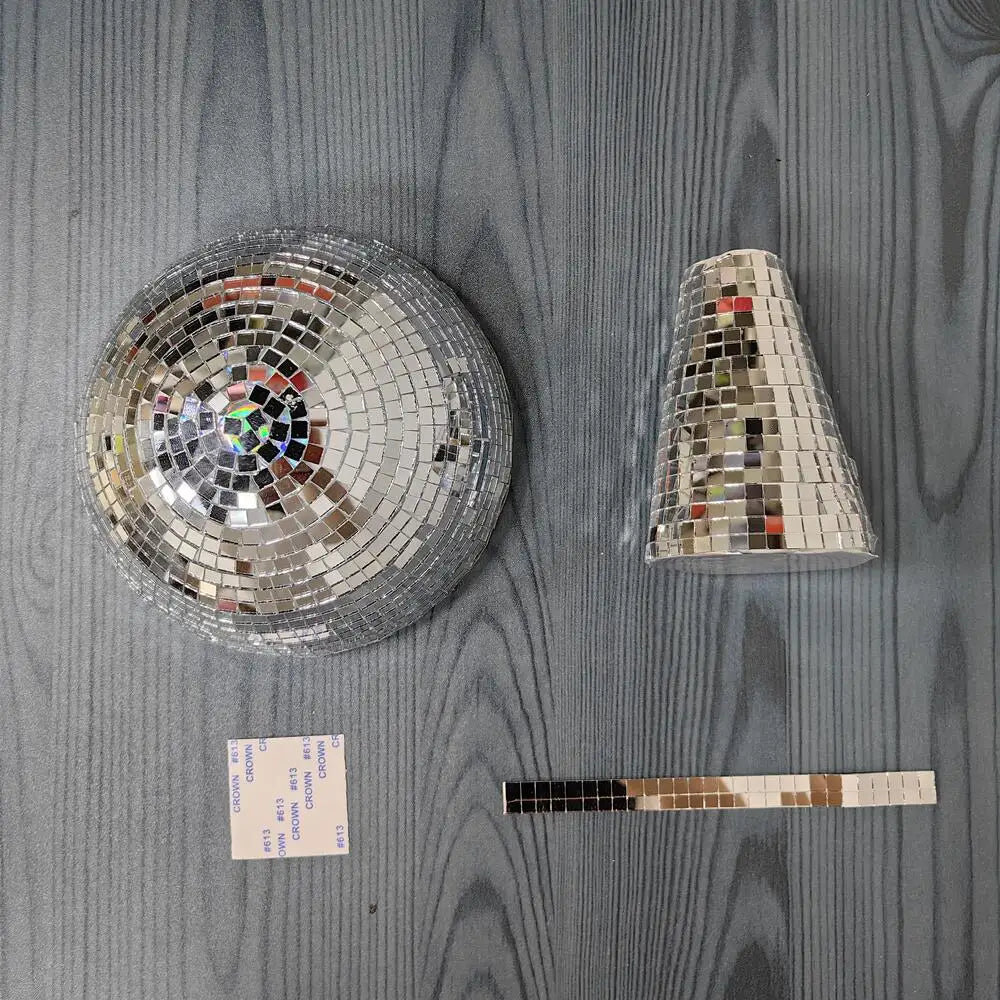 Retro Disco Mushroom Shape Mirror Ball Home Decorations