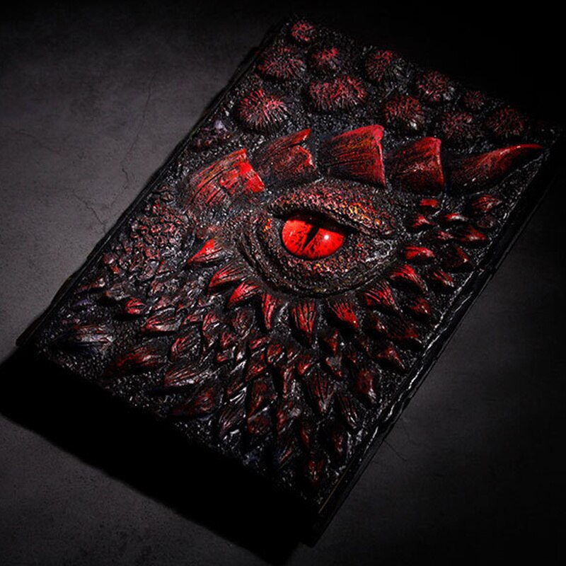 Dragon's Eye Embossed Resin Notebook A5 Journal