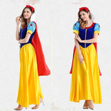 Snow White Halloween Book Week Costume Adult Women Plus Size Princess Dress