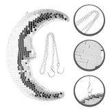 Disco Moon Face Hanging Decor Mirror Ball