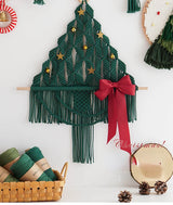 Mimi's Macrame Christmas Tree Wall Hanging Handmade Boho Decoration