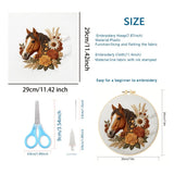 Horse DIY Embroidery Kit for Beginners