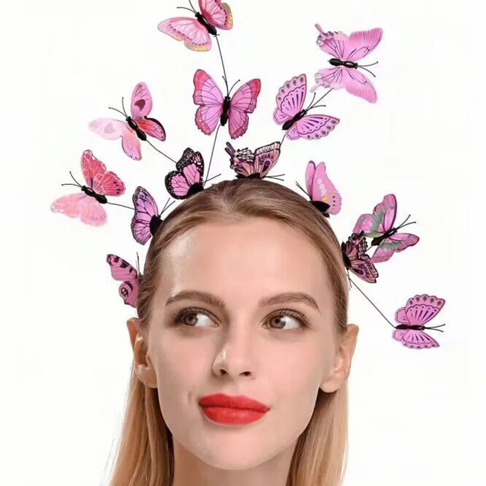 Fluttering Butterfly Headband Spring Fascinator