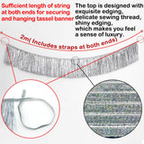 1.5m Gorgeous Fringe Tassel Banner Party Foil Garlands Wall Ceiling Decoration
