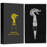 2-in-1 Dragon Head Wine Stopper and Bottle Opener Home Bar Bottle Saver Gift Idea