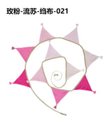 Children's Bunting 10 Triangle Flags with Tassles Party Decor Carnival Banner Garland 2.6M/8.5FT