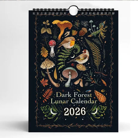 2026 Dark Forest Lunar Wall Calendar