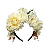 Fabric Flower Goddess Hairbands