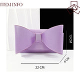 Big Butterfly Bow Pointed Toe Heel Shoes and Matching Bag Set Wedding Party Pumps