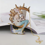 Mermaid Metal Bookmark for the Book Lover
