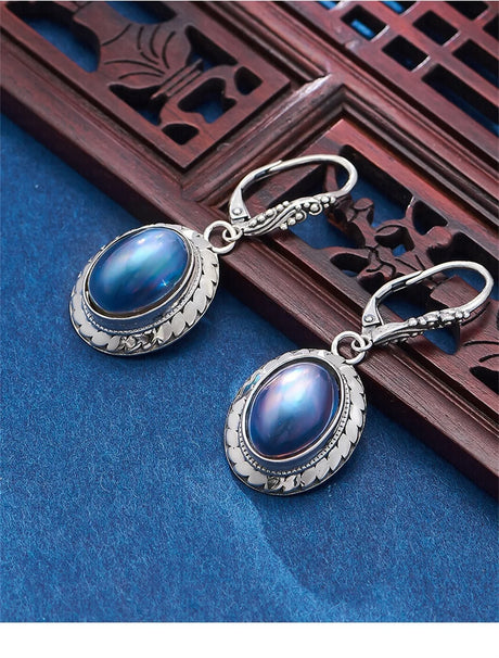 Ursula's Pearl S925 Sterling Silver Drop Earrings