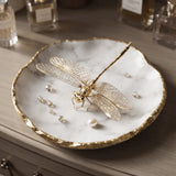 Handmade Dragonfly Ornament Tea Pet Decor Figurine
