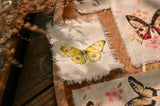 Vintage Big Butterfly RUB ON Transfer Stickers Scrapbooking DIY Craft Supplies Junk Journaling