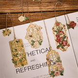 Metal Flower Bookmarks