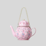 Teapot Handbags with Pearl Chains
