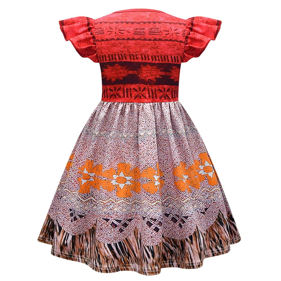 Princess Moana Little Girl Fancy Dress Halloween Cosplay Book Week Children's Costume