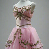 Le Réveil de Flore Dawn Goddess High-end Custom Made Professional Ballet Long Tutu Dress Competition Performance