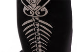 Halloween Mermaid Skeleton Costume Sets Gothic Girls Black Dress