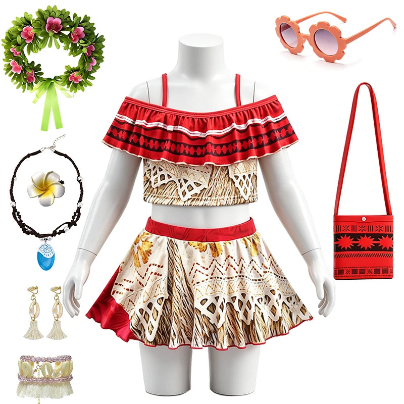 Princess Moana Little Girls Swimsuits