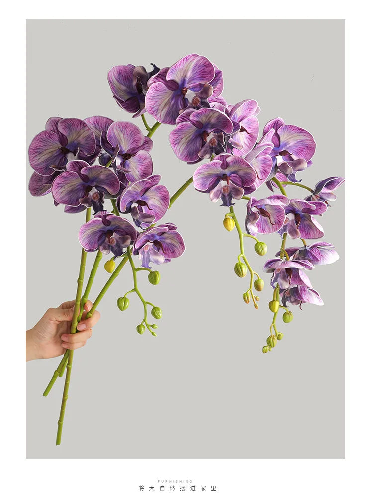 1 Stem Artificial Moth Orchid Butterfly Flower
