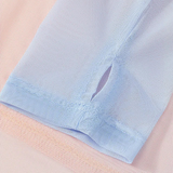 Gradient Gauze Top Dance Practice Top Thumb Finger Hole Long Sleeve Dancewear