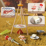 Baby Camping Barbecue Set Toy Role-Playing Camping Scene Immersive Play Gift for Children