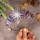 The Sun Goddess Raw Crystal Crown