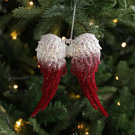 Christmas Snow Kissed Hanging Ornaments Ballet Girl Elk Swan