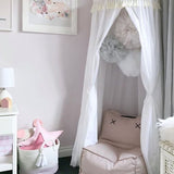 Netting Pompoms Canopy Decoration Nursery Kids Room Decor