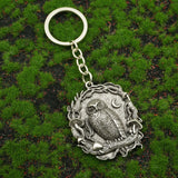 Forest Guardian Owl Keyring