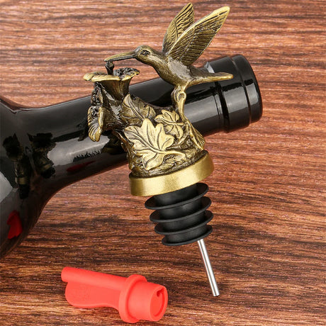 Hummingbird Wine Pourer Bottle Stopper