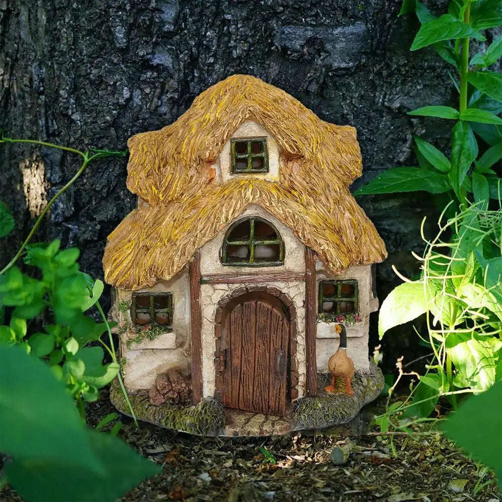 Miniature Fairy Elf Door Wooden 2D Printed Decor