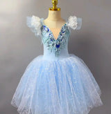 Long Ballet Tutu Dress Dance Performance Dress