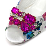Spring Garden Party Shoes And Matching Bag Set