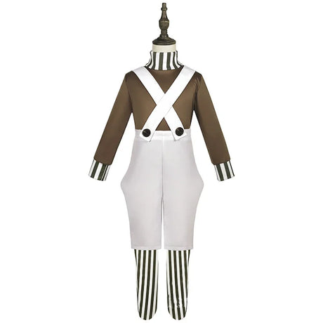 Willy Wonka Charlie and the Chocolate Factory Oompa Loompa Cosplay Book Week Halloween Costumes