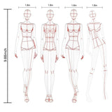 Fashion Illustration Rulers Sketching Templates Patterns Design Tool